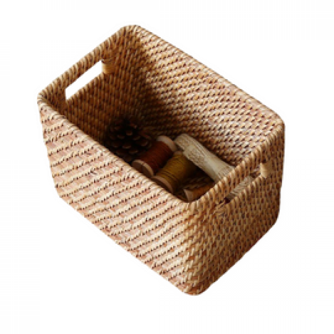 Rattan rectangle basket - R108