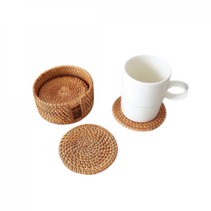 Rattan lined cups - R201