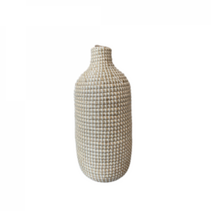 Seagrass bottle for decor- S.306